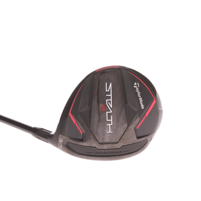 TaylorMade Stealth 2 Men's Right Graphite Fairway 3 Wood 15 Degree Regular - Fujikura Ventus TR FW 5-R