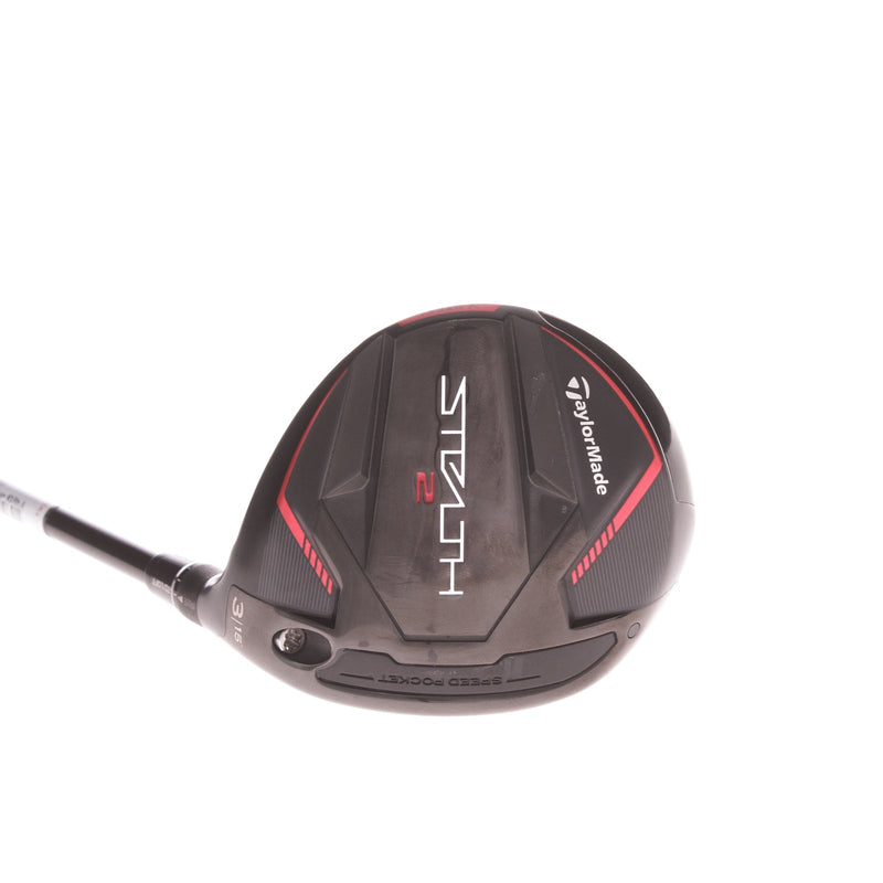 TaylorMade Stealth 2 Men's Right Graphite Fairway 3 Wood 15 Degree Extra Stiff - HZRDUS Smoke RDX 75G FW 6.5