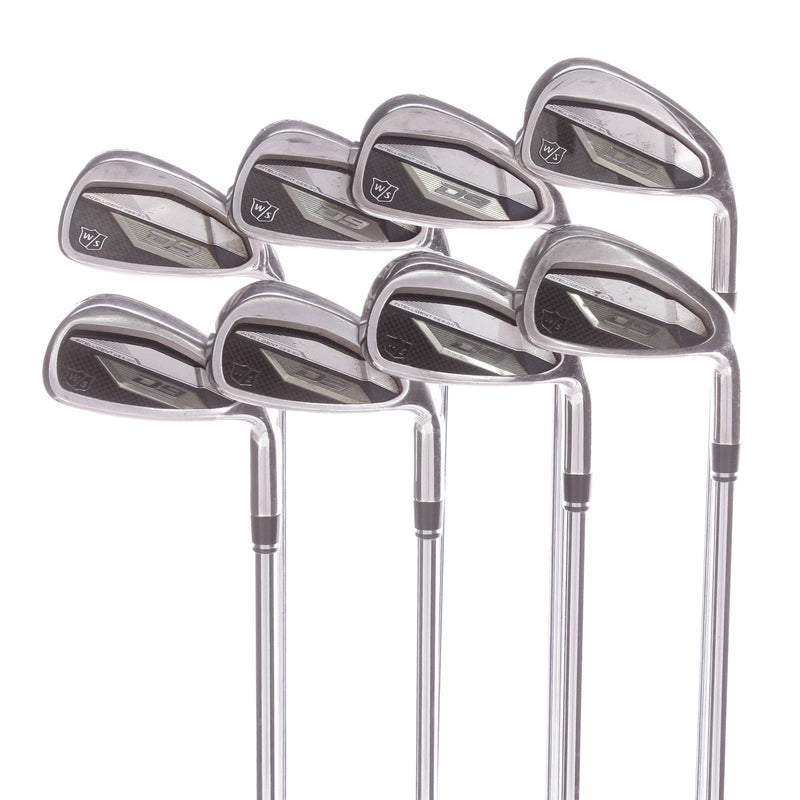 Wilson D9 Steel Men's Right Irons 4-GW Regular - Max KBS Ultralite