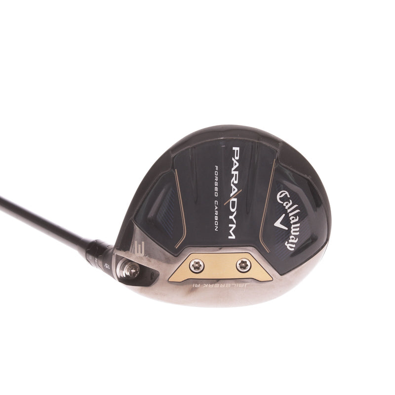 Callaway Paradym Graphite Men's Right Fairway 3 Wood 15 Degree Regular - Hzrdus White 5.5 60