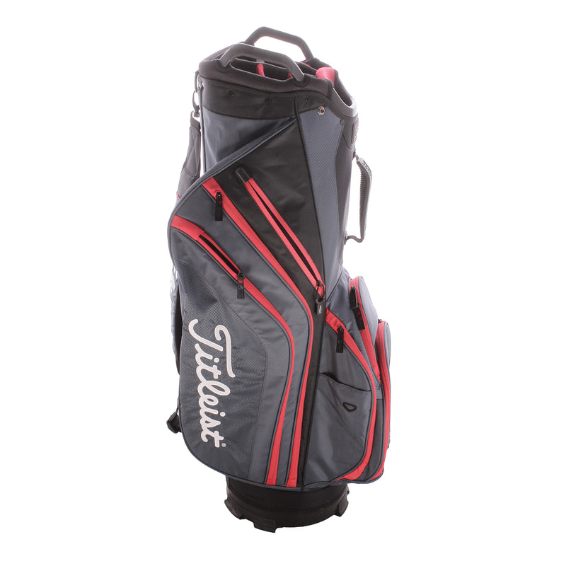 Titleist Cart 14 Second Hand Cart Bag - Grey/Black/Red