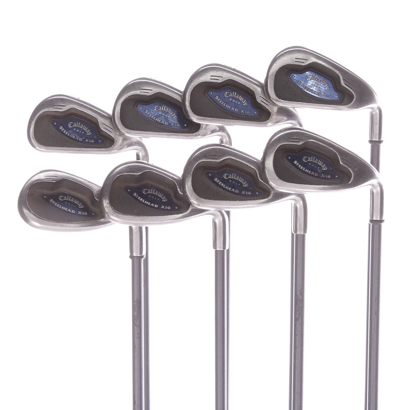 Callaway X-16 Steelhead Men's Right Graphite Irons 4-SW Regular - System CW75