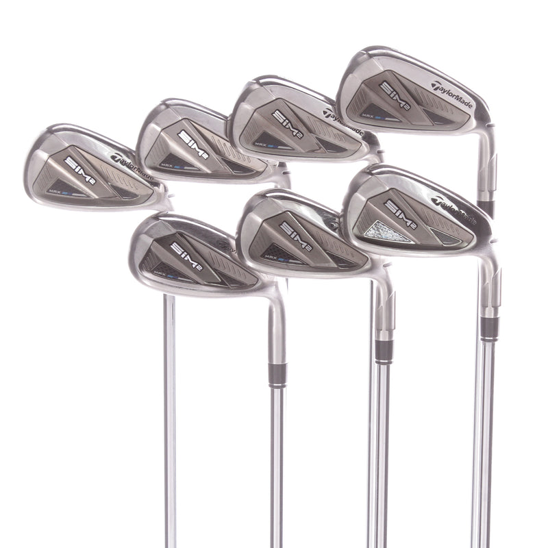 TaylorMade Sim 2 Max Men's Right Steel Irons 5-SW Regular - KBS Max MT 85 R