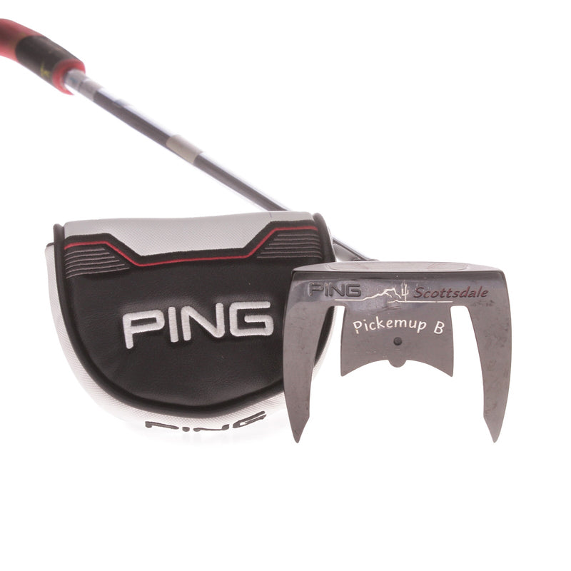 Ping Scottsdale Pickmup B Steel Putter 35 Inches - Golf Pride Tour SNSR