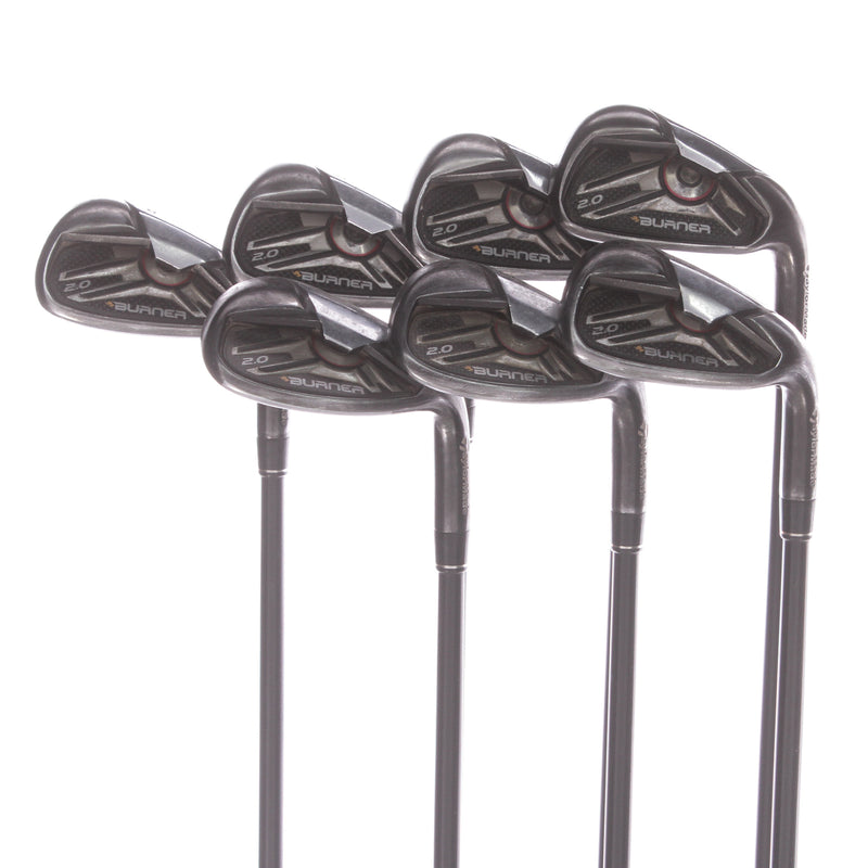 TaylorMade Burner 2.0 Men's Right Graphite Irons 7-SW+LW Senior - Taylormade Superfast 65 M