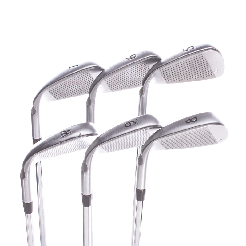 Ping G400 Men's Right Steel Irons 5-PW Green Dot Stiff - Ping AWT 2.0 S