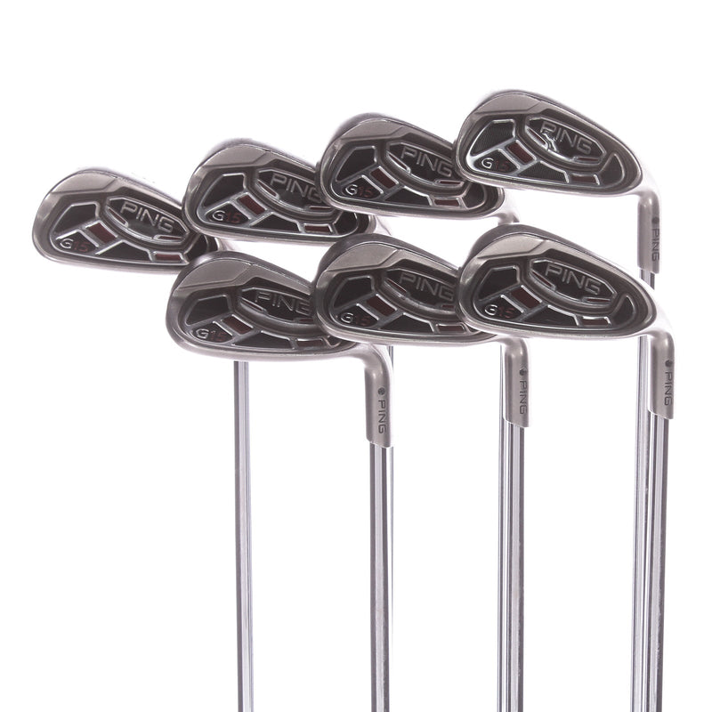 Ping G15 Men's Right Steel Irons 5-SW Black Dot Senior - Ping AWT SR