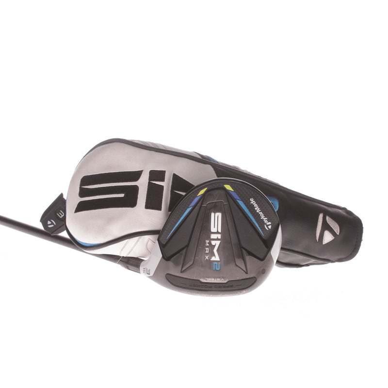 TaylorMade Sim 2 Max Men's Right Graphite Fairway 3 Wood 15 Degree Stiff - Aldila Rogue 60 S