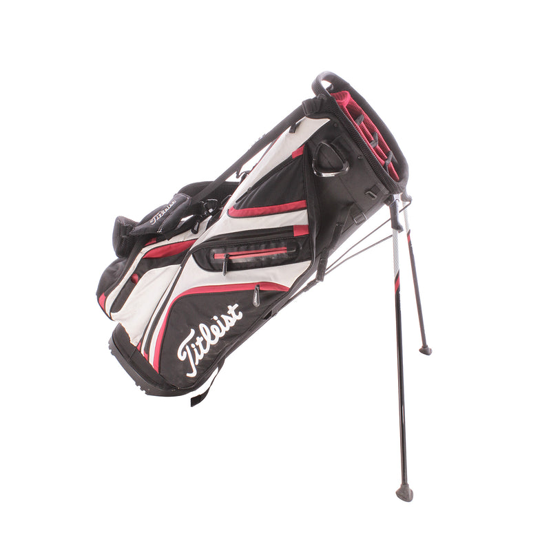 Titleist Stand 14 Stand Bag - White/Black/Red