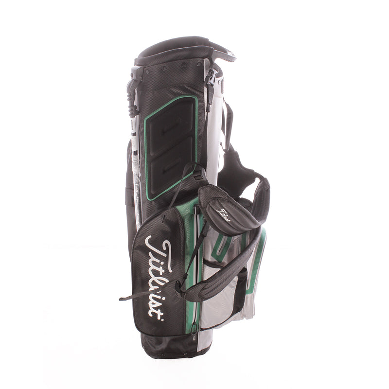 Titleist Player 4 Stadry Second Hand Stand Bag - Silver/Green/Black