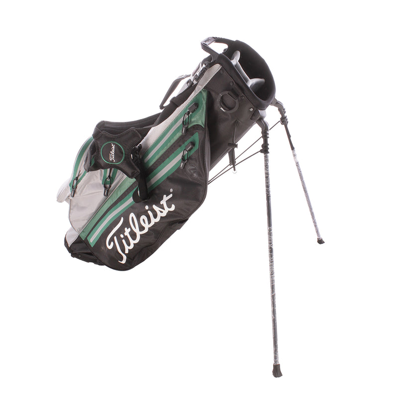 Titleist Player 4 Stadry Second Hand Stand Bag - Silver/Green/Black