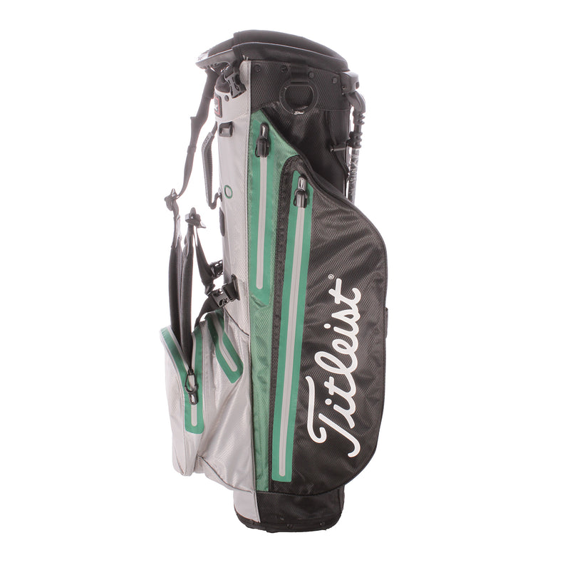 Titleist Player 4 Stadry Second Hand Stand Bag - Silver/Green/Black