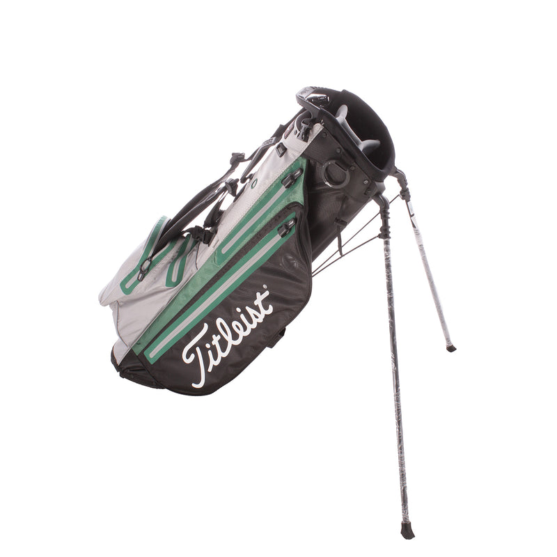 Titleist Player 4 Stadry Second Hand Stand Bag - Silver/Green/Black