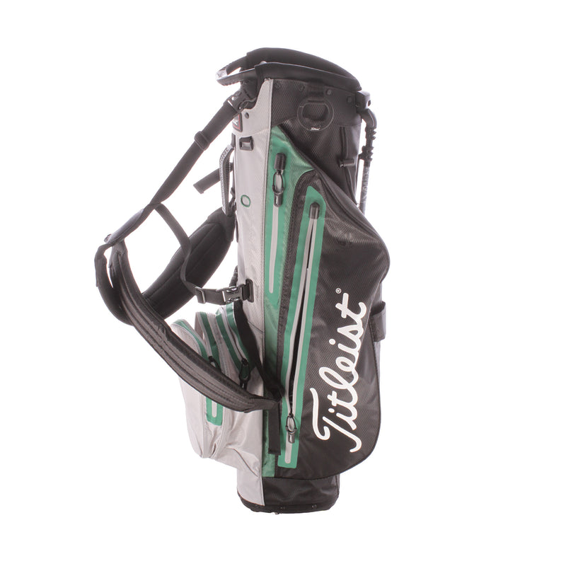 Titleist Player 4 Stadry Second Hand Stand Bag - Silver/Green/Black