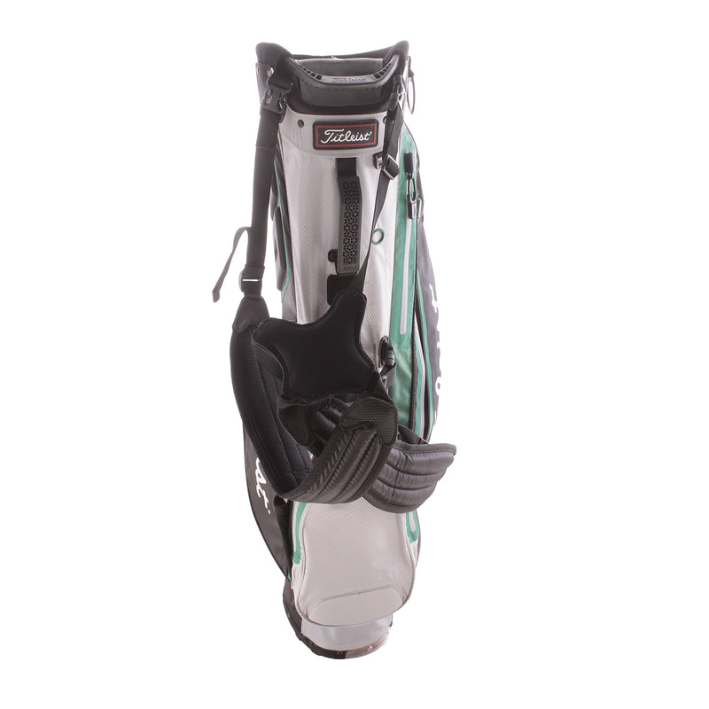 Titleist Player 4 Stadry Second Hand Stand Bag - Silver/Green/Black