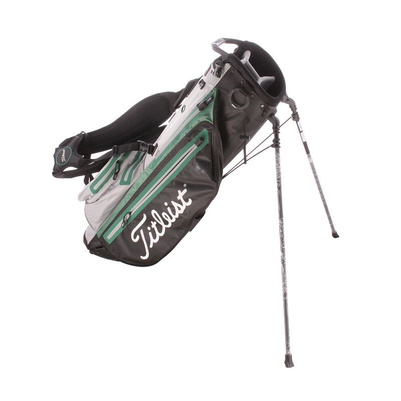 Titleist Player 4 Stadry Second Hand Stand Bag - Silver/Green/Black