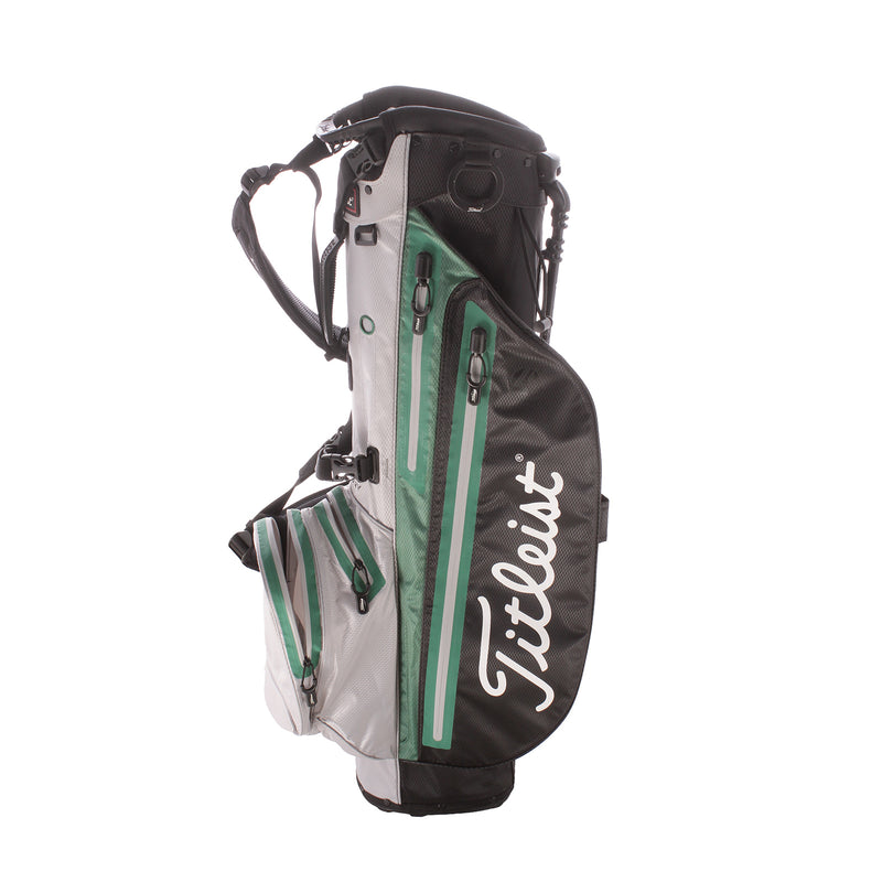 Titleist Player 4 Stadry Second Hand Stand Bag - Silver/Green/Black