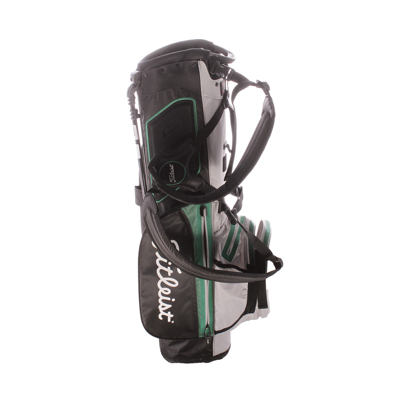 Titleist Player 4 Stadry Second Hand Stand Bag - Silver/Green/Black