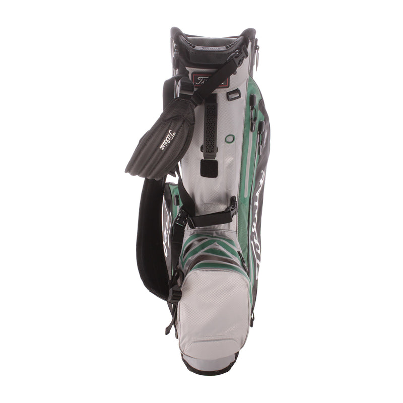 Titleist Player 4 Stadry Second Hand Stand Bag - Silver/Green/Black