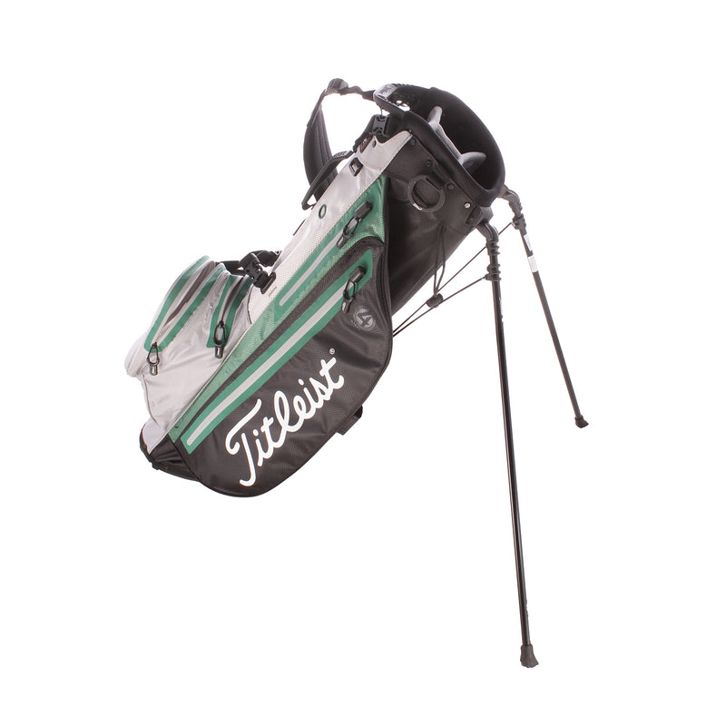 Titleist Player 4 Stadry Second Hand Stand Bag - Silver/Green/Black