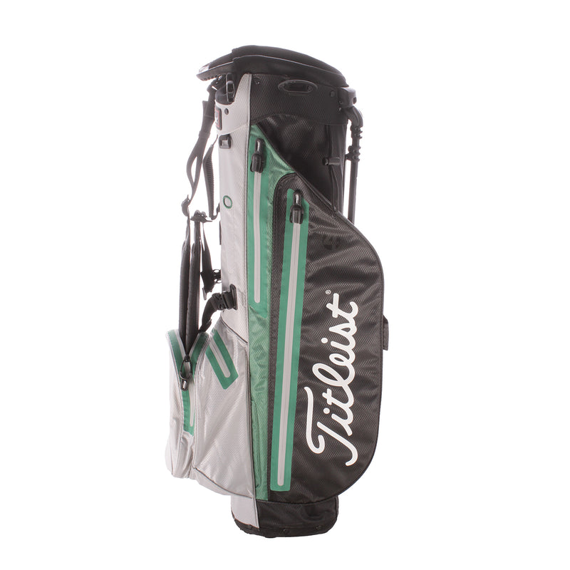 Titleist Player 4 Stadry Second Hand Stand Bag - Silver/Green/Black