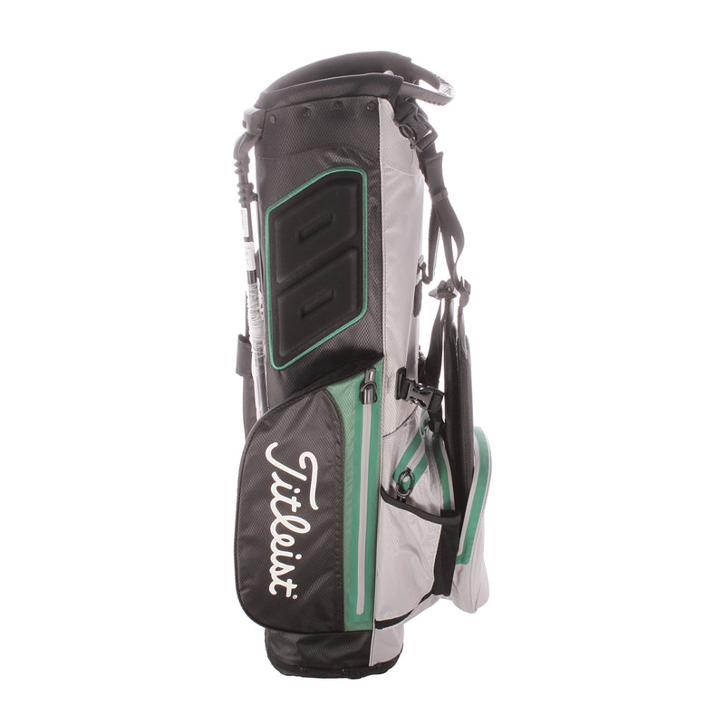 Titleist Player 4 Stadry Second Hand Stand Bag - Silver/Green/Black