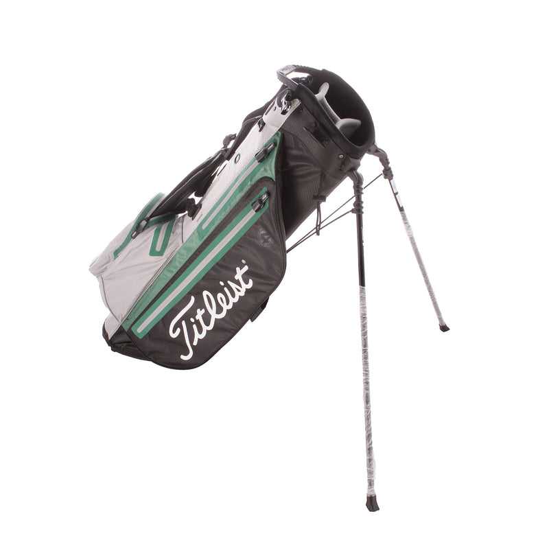 Titleist Player 4 Stadry Second Hand Stand Bag - Silver/Green/Black