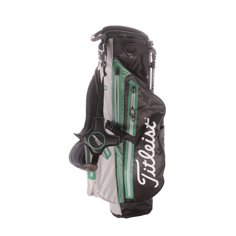 Titleist Player 4 Stadry Second Hand Stand Bag - Silver/Green/Black