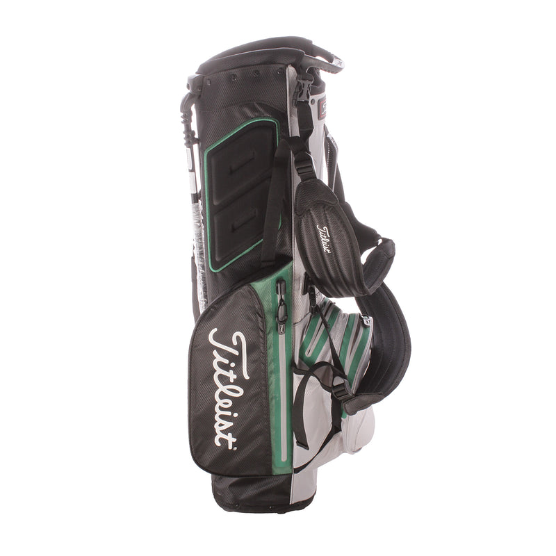 Titleist Player 4 Stadry Second Hand Stand Bag - Silver/Green/Black