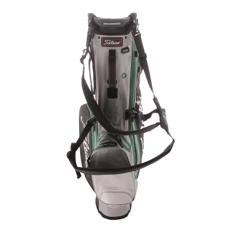 Titleist Player 4 Stadry Second Hand Stand Bag - Silver/Green/Black