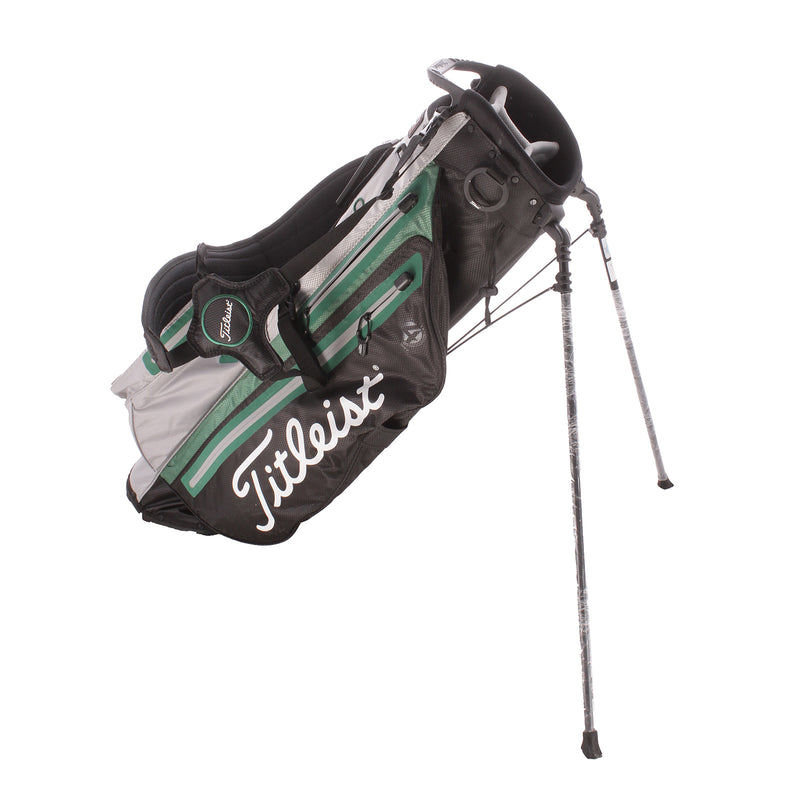 Titleist Player 4 Stadry Second Hand Stand Bag - Silver/Green/Black