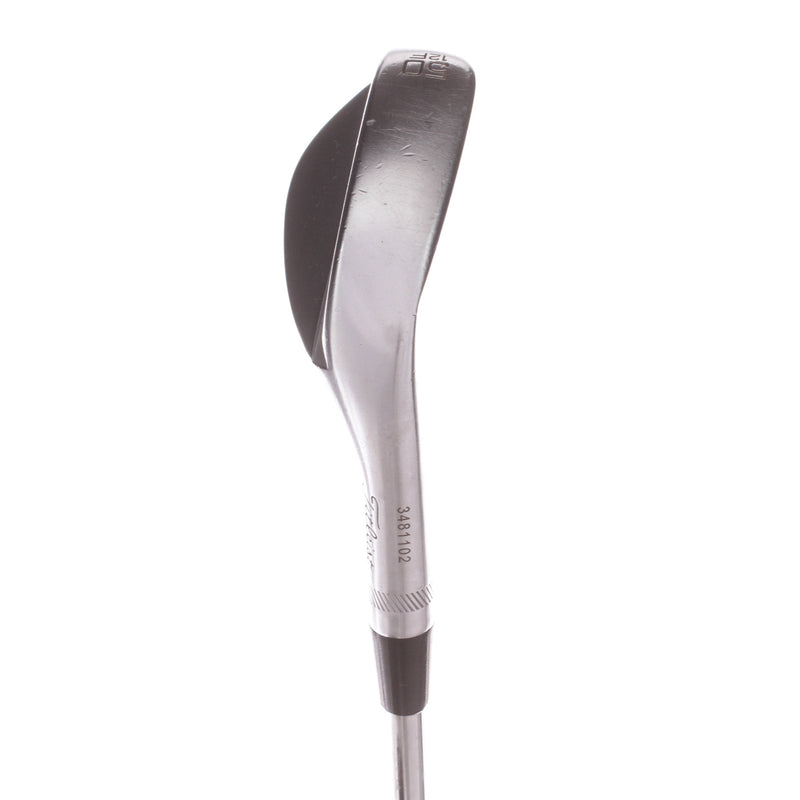 Titleist Vokey SM8 Chrome Steel Men's Right Gap Wedge 50 Degree 12 Bounce F Grind Wedge - BV Design