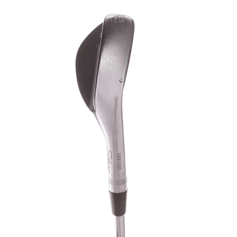 Titleist Vokey SM8 Chrome Steel Men's Right Gap Wedge 50 Degree 12 Bounce F Grind Wedge - BV Design