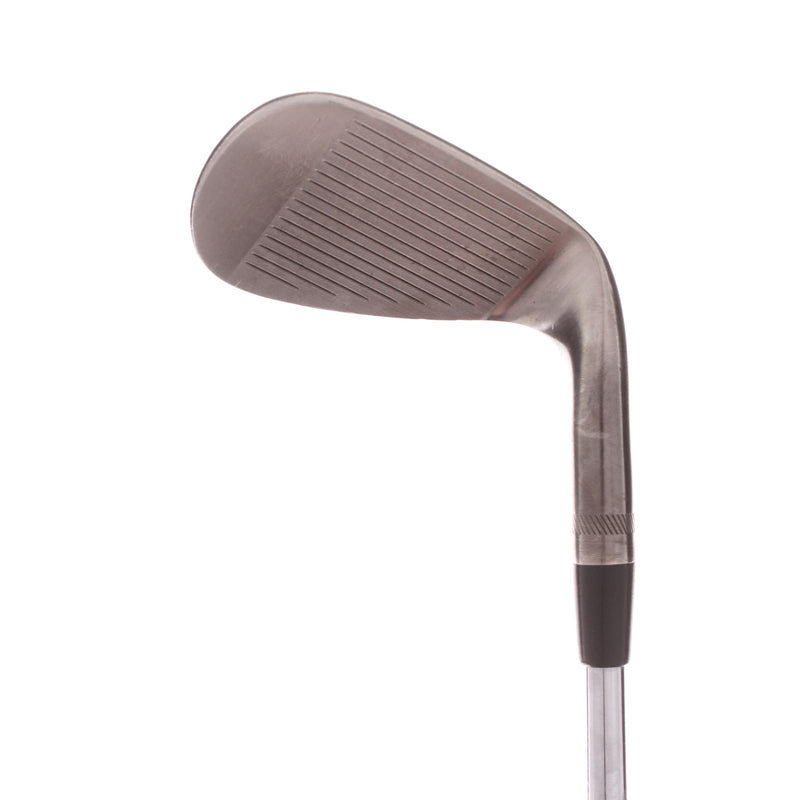 Titleist Vokey SM8 Brushed Steel Steel Men's Left Gap Wedge 50 Degree 08 Bounce F Grind Wedge - BV Design