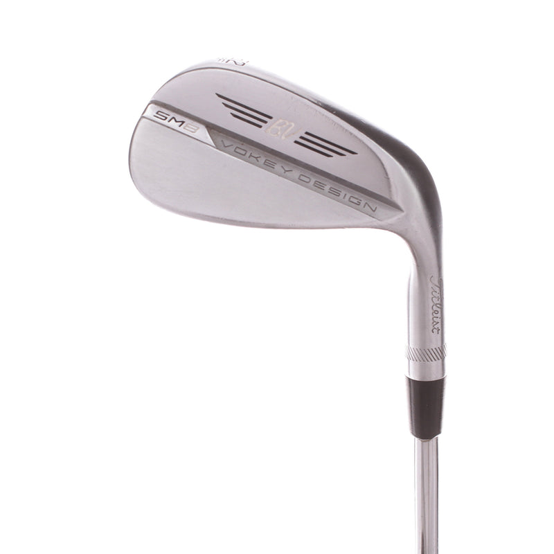 Titleist Vokey SM8 Chrome Steel Men's Right Gap Wedge 52 Degree 08 Bounce F Grind Wedge - BV Design