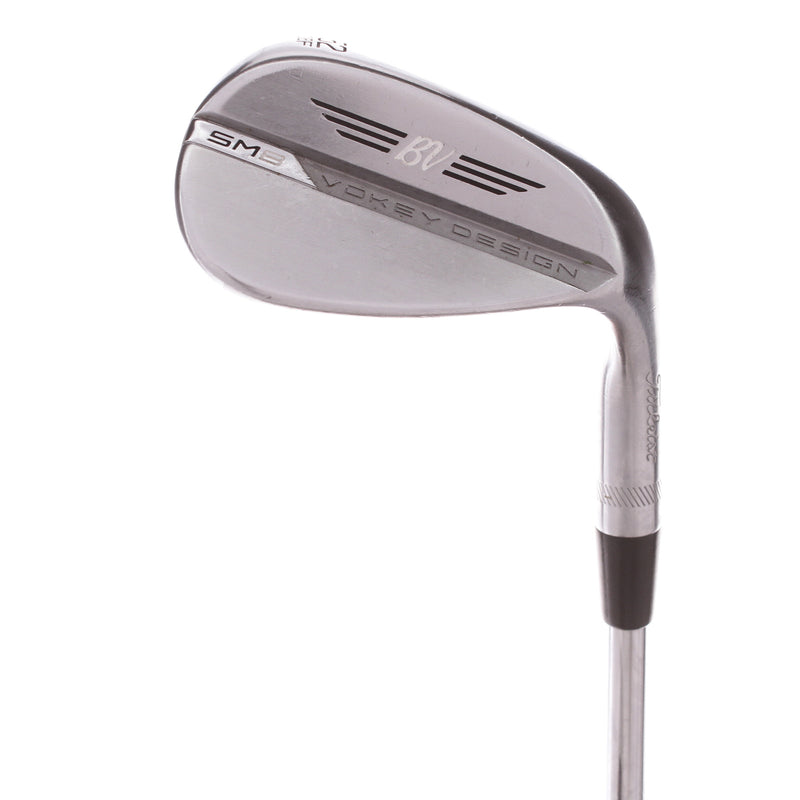 Titleist Vokey SM8 Chrome Steel Men's Right Gap Wedge 52 Degree 08 Bounce F Grind Wedge - BV Design