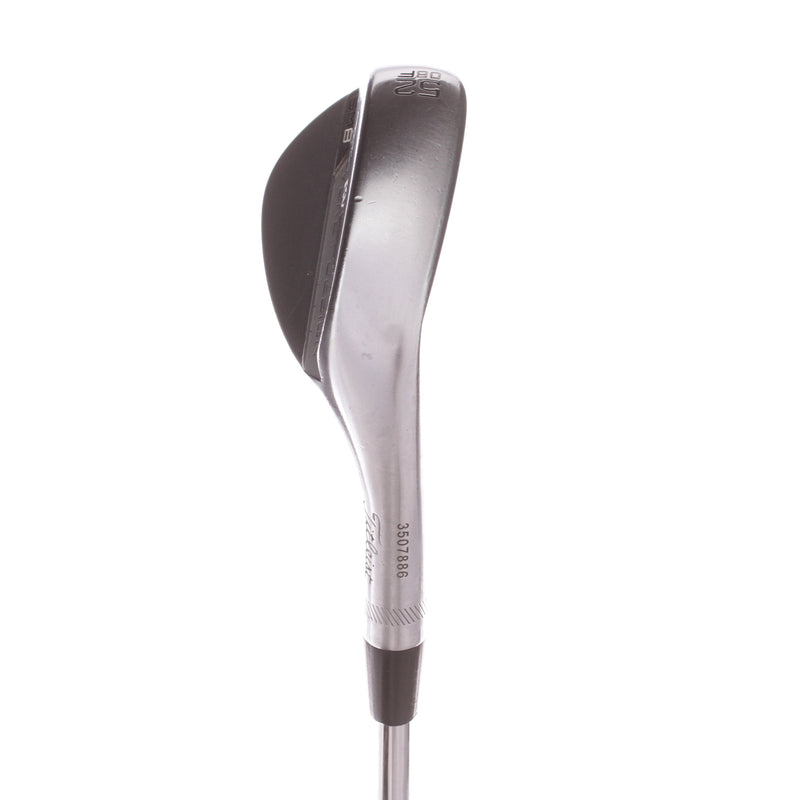 Titleist Vokey SM8 Chrome Steel Men's Right Gap Wedge 52 Degree 08 Bounce F Grind Wedge - BV Design