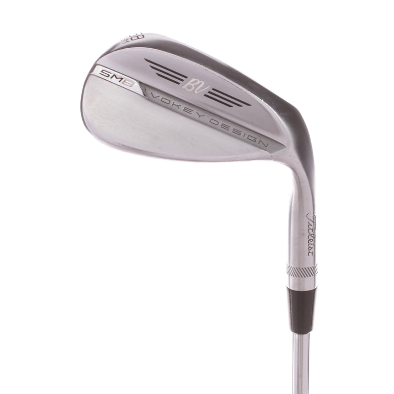 Titleist Vokey SM8 Chrome Steel Men's Right Lob Wedge 58 Degree 08 Bounce M Grind Wedge - BV Design