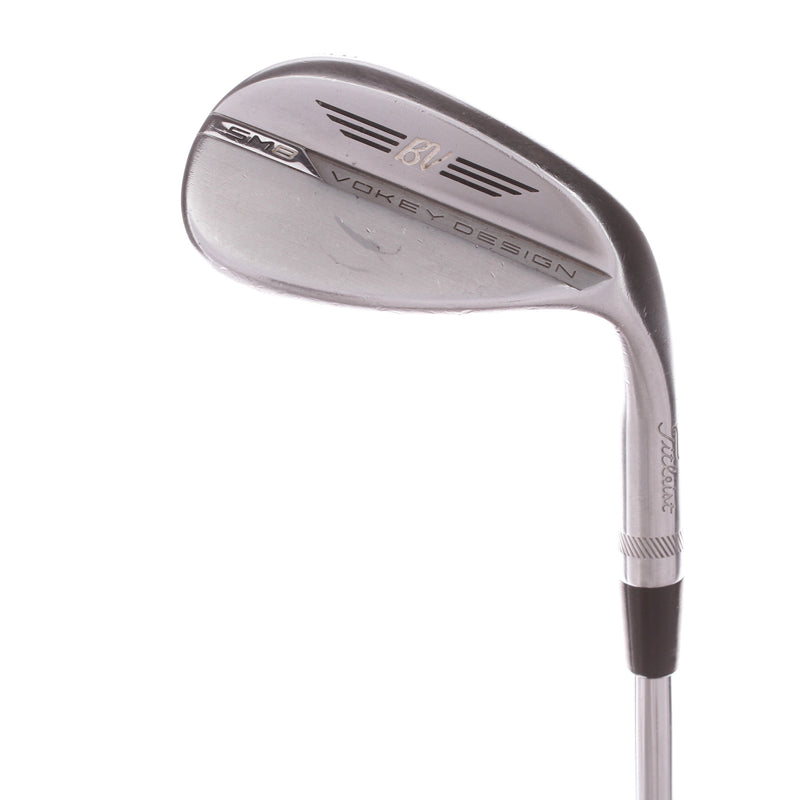 Titleist Vokey SM8 Chrome Steel Men's Right Lob Wedge 58 Degree 10 Bounce S Grind Wedge - BV Design