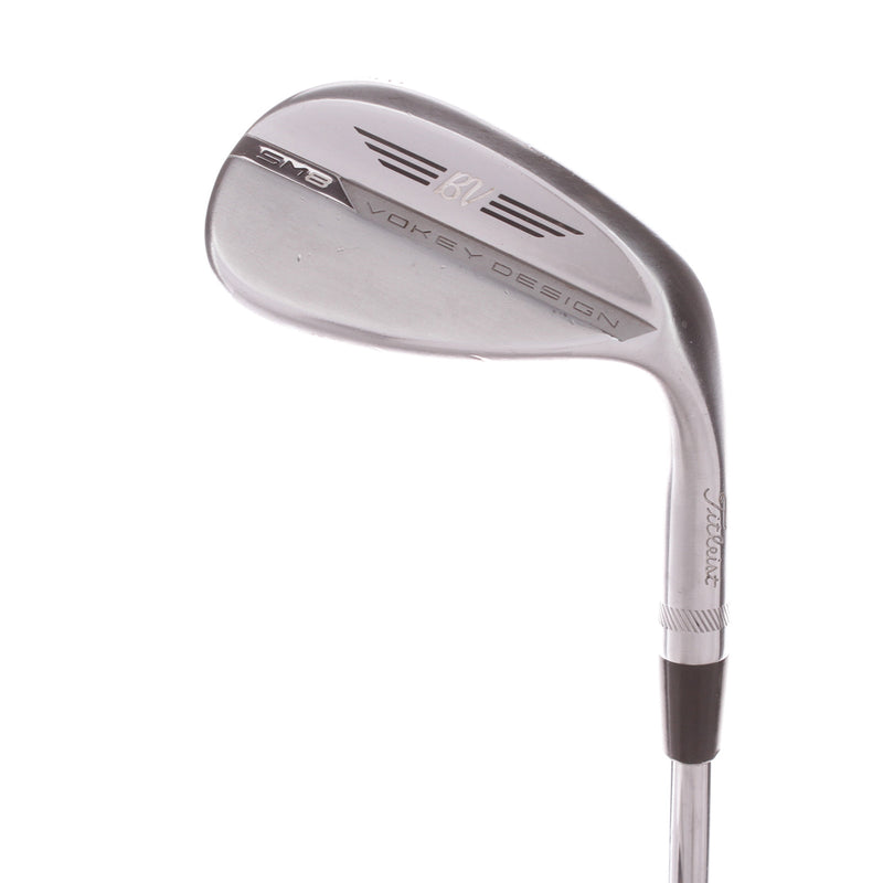 Titleist Vokey SM8 Chrome Steel Men's Right Lob Wedge 58 Degree 10 Bounce S Grind Wedge - BV Design