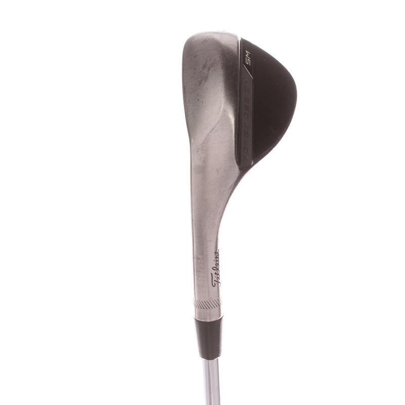 Titleist Vokey SM8 Brushed Steel Steel Men's Left Lob Wedge 58 Degree 12 Bounce D Grind Wedge - BV Design