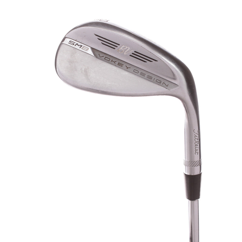 Titleist Vokey SM8 Chrome Steel Men's Right Lob Wedge 60 Degree 10 Bounce S Grind Wedge - BV Design