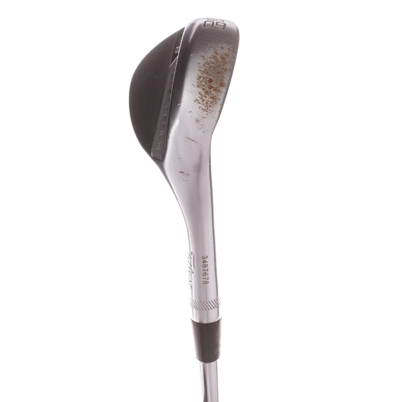 Titleist Vokey SM8 Chrome Steel Men's Right Lob Wedge 60 Degree 10 Bounce S Grind Wedge - BV Design