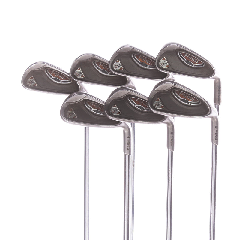 Ping G10 Men's Right Steel Irons 4-PW Black Dot Regular - Ping