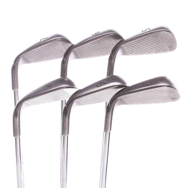 Ping G25 Men's Right Steel Irons 5-PW White Dot Stiff - Ping CFS S