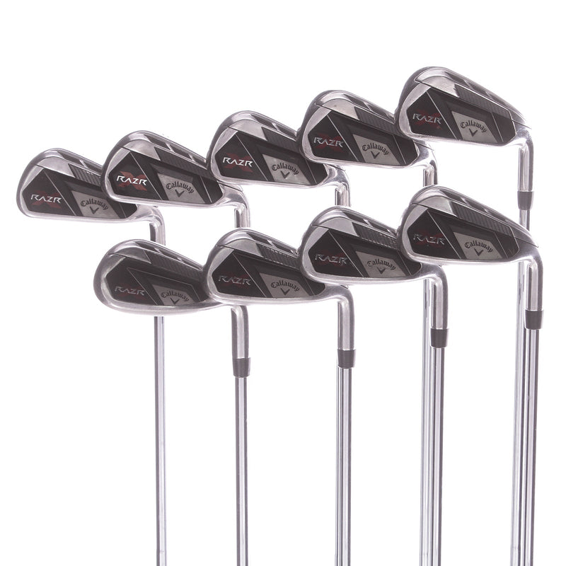 Callaway RAZR X Steel Men's Right Irons 3-SW Uniflex - Callaway