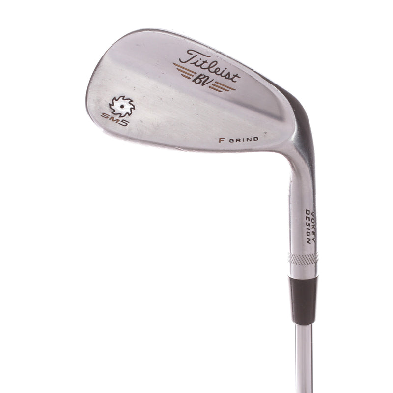 Titleist SM5 Men's Right Steel Gap Wedge 50 Degree 12 Bounce F Grind Wedge - Vokey Design