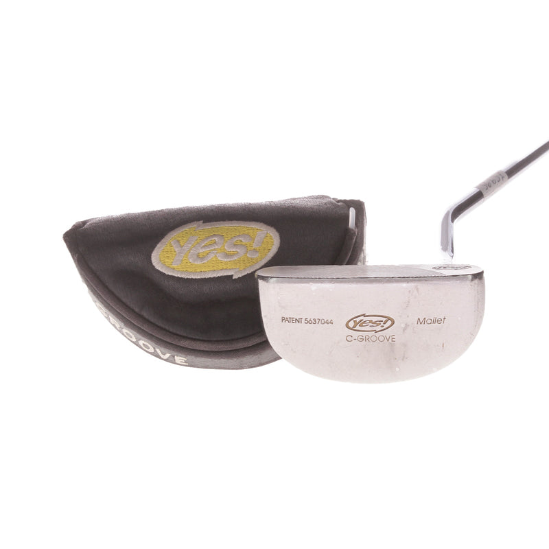 Yes! C-Groove Mallet Steel Putter 32 Inches - Lamkin Sink