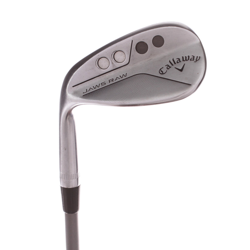 Callaway Jaws Raw Graphite Men's Left Sand Wedge 54 Degree 10 Bounce S Grind Wedge - Project X Catalyst Wedge