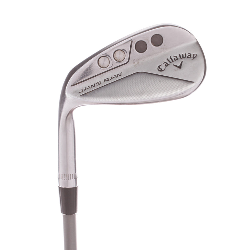 Callaway Jaws Raw Graphite Men's Left Gap Wedge 50 Degree 10 Bounce S Grind Wedge - Project X Catalyst Wedge